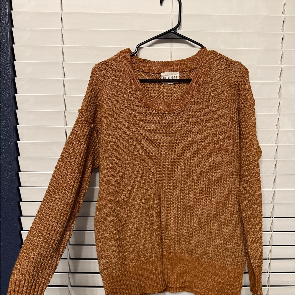Rust Orange Sweater